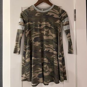 girls camo dress